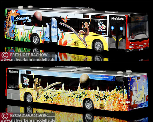 Rietze MAN Lions City Rheinbahn Düsseldorf Ratingen Modellbus Busmodell Modellbusse Busmodelle