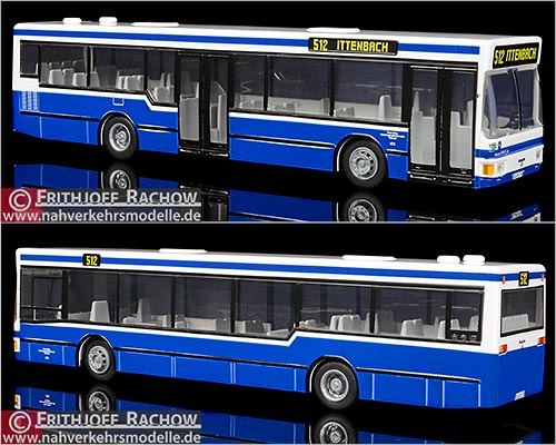 Rietze Busmodell Artikel 75000 M A N N L 202 Strich 2 Rhein Sieg Verkehrsgesellschaft m b H Troisdorf