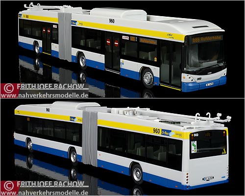 VKModelle Hess SwissTrolley 3 SWS Solingen Modellbus Busmodell Modellbusse Busmodelle