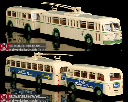 Grell Henschel UEH3S Busmodell Modellbus Busmodelle Modellbusse