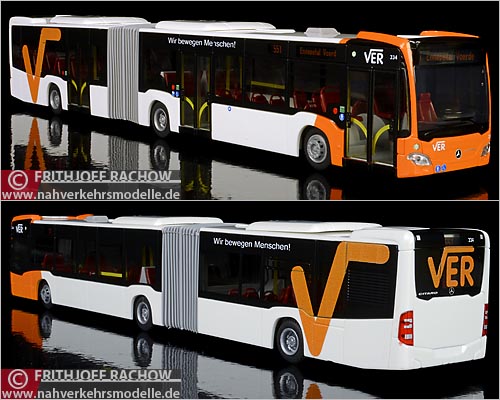 Rietze Busmodell Artikel 69514 Mercedes Benz O 530 Citaro G C 2 E 6 2012 Verkehrsgesellschaft Ennepe Ruhr mbH