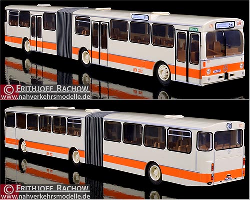 Rietze Busmodell Artikel 74511 Mercedes Benz O 305 G Verkehrsgesellschaft Ennepe Ruhr m b H V E R