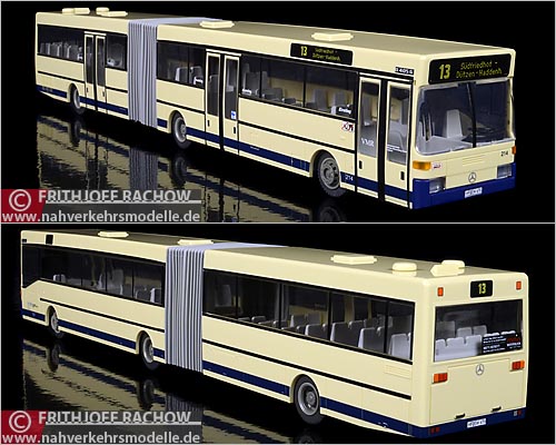 Rietze Modellbus Mercedes Benz O 405 G Artikel 69802 Verkehrsbetriebe Minden Ravensburg G m b H kurz V M R