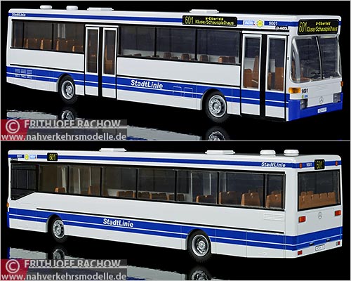 Rietze Busmodell Sondermodell Mercedes Benz O 405 W S W Wuppertal