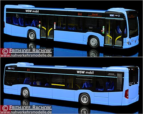 Rietze Busmodell Artikel 69478 Mercedes Benz O 530 Citaro C 2 Wuppertaler Stadtwerke W S W