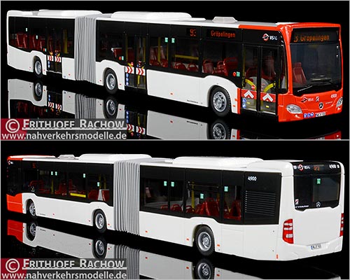 Rietze Sondermodell Mercedes-Benz O 530 Citaro G C 2 E 6 2015 Bremer Straenbahn A G B S A G