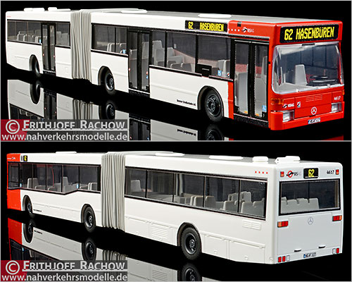 Rietze Busmodell Artikel 76420 Mercedes-Benz O 405 G N 2 Bremer Straßenbahn Aktiengesellschaft