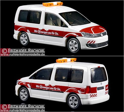 Rietze Busmodell Artikel 31818 Volkswagen Caddy 2011 Braunschweiger Verkehrs G m b H