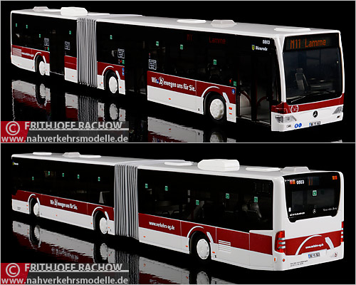 Rietze Mercedes Benz O 530 Citaro G E4 Facelift  BSVAG Braunschweig Modellbus Busmodell Modellbusse Busmodelle