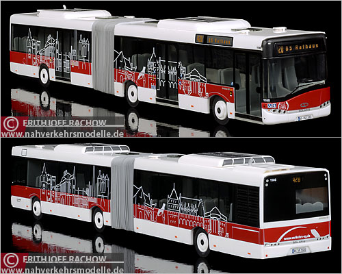 VKModelle Solaris U 18 BSVAG Braunschweig Modellbus Busmodell Modellbusse Busmodelle