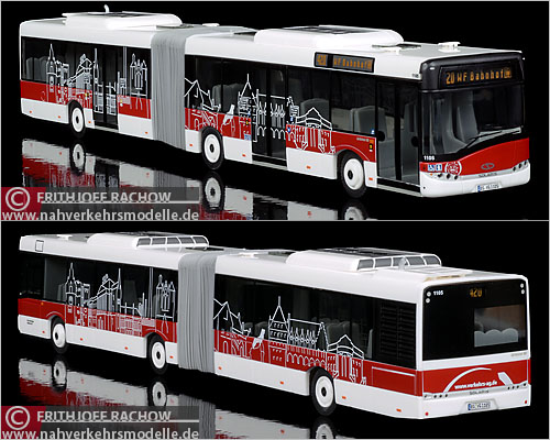 VKModelle Solaris U 18 BSVAG Braunschweig Modellbus Busmodell Modellbusse Busmodelle