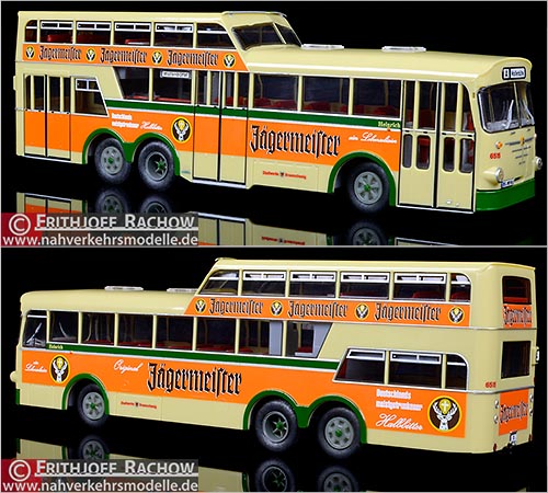 VKModelle Bssing Anderthalbdecker  BSVAG Braunschweig Modellbus Busmodell Modellbusse Busmodelle