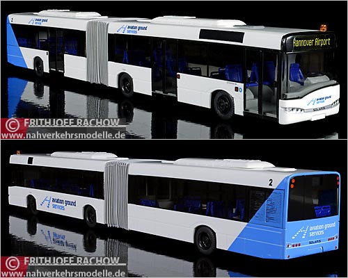 Rietze Solaris U18 Flughafen Hannover Modellbus Busmodell Modellbusse Busmodelle