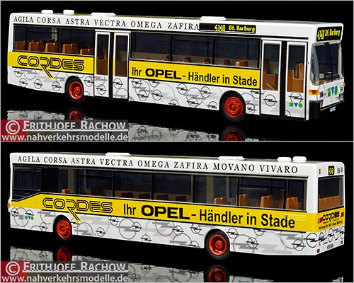 Rietze Busmodell Artikel 71833 Mercedes Benz O 405 K V G Stade