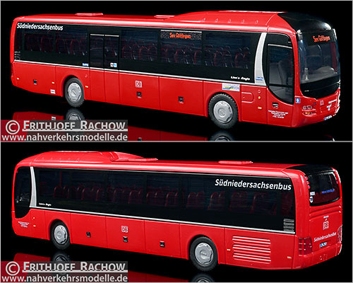 Rietze Busmodell Artikel 65852 M A N Lions Regio Südniedersachsenbus