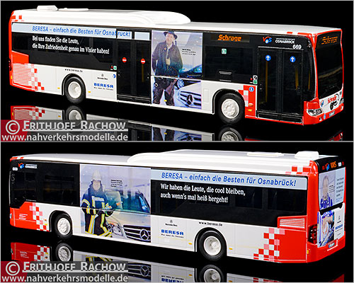 AWM Busmodell Artikel 58046 Mercedes-Benz O 530 Citaro L E Schrage Reisen