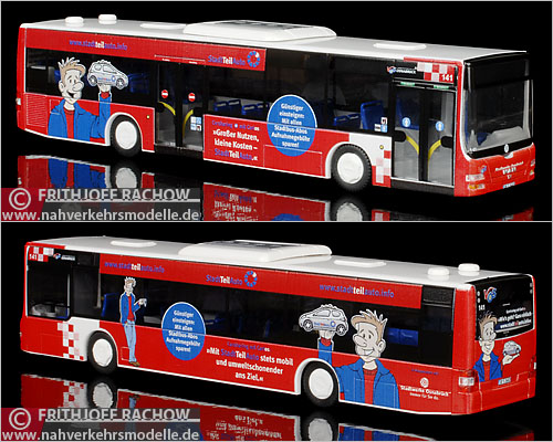 Rietze MAN Lions City VOS Osnabr&uuml;ck Modellbus Busmodell Modellbusse Busmodelle