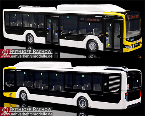 Rietze Busmodell Artikel 75317 M A N Lions City 12 G 2018 Verkehr und Wasser G M B H Oldenburg