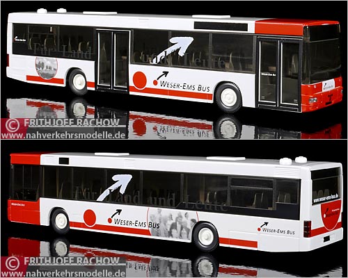 Wiking Busmodell M A N N L Weser Ems Busverkehr