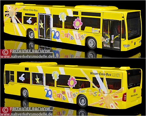 Rietze Busmodell Artikel 66939 Mercedes Benz O 530 Citaro E 4 Facelift Weser Ems Busverkehr 20 Jahre Jubilum