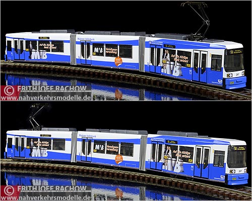 Rietze Linie 8 G m B H Straßenbahnmodell Artikel STRA 0 1 0 0 8 M V G Mainz