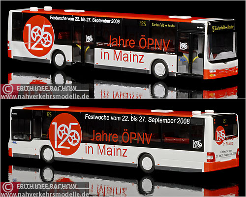 Rietze MAN Lions City LC Mainzer Verkehrsgesellschaft Modellbus Busmodell
