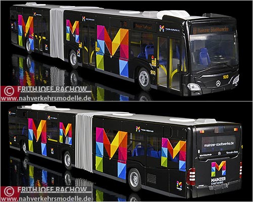 Rietze Busmodell Artikel 68829 Mercedes Benz O 530 Citaro G C 2 2011 Mainer Verkehrsgesellschaft M V G