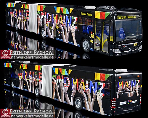 Rietze Busmodell Sondermodell Mercedes Benz O 530 Citaro G C 2 2011 Mainer Verkehrsgesellschaft M V G