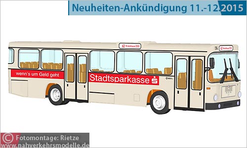 Rietze Busmodell Artikel 72308 M A N S L 200 Stadtwerke Osnabrück