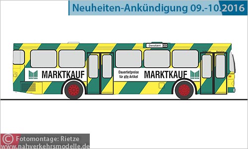 Rietze Busmodell Artikel 74302 Mercedes-Benz O 305 StLB R V K Regionalverkehr Kln G m b H