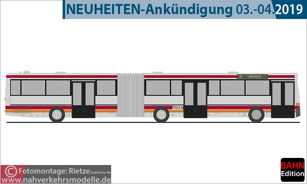 Rietze Busmodell Artikel 69841 Mercedes-Benz O 405 G R K H Kassel