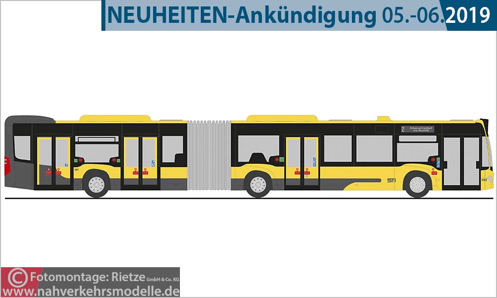 Rietze Busmodell Artikel 73646 Mercedes-Benz Citaro G 2015 STI Thun