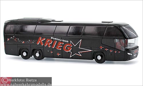 Rietze Busmodell Artikel 63976 Neoplan Cityliner N 12 17 H D C Krieg Bustouristik Pegnitz