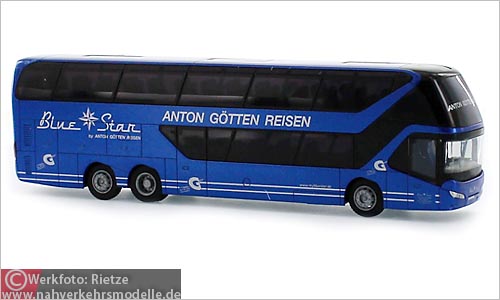 Rietze Busmodell Artikel 69018 Neoplan Skyliner 2011 Anton Gtter Reisen Saarbrcken