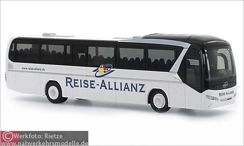 Rietze Busmodell Artikel 69608 Neoplan Jetliner 2012 Reise Allianz g m b h Lingen