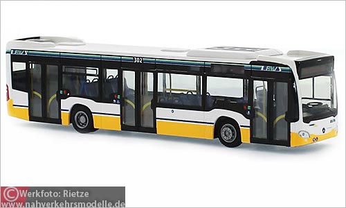 Rietze Busmodell Artikel 69429 Mercedes-Benz O 530 Citaro C 2 Euro 6 dreitürig Heag mobilo G m B H Darmstadt