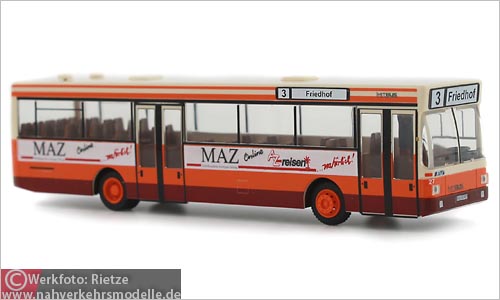 Rietze Busmodell Artikel 72123 M A N S L 202 Mit Bus Gieen