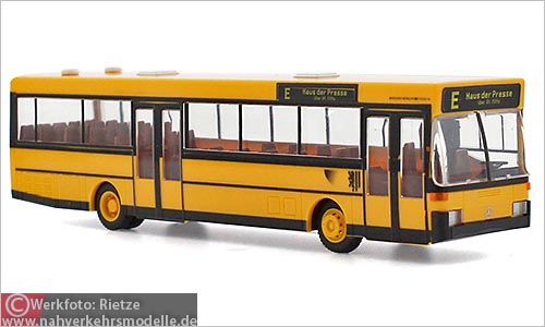 Rietze Busmodell Artikel 71806 Mercedes-Benz O 405 Dresdner Verkehrsbetriebe