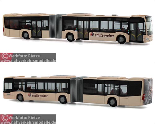 Rietze Busmodell Artikel 69546 Mercedes-Benz O 530 Citaro G C 2 E 6 emilie weber