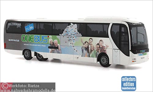 Rietze Busmodell Artikel 65578 M A N Lions Coach Supreme L Onebus Punkt de