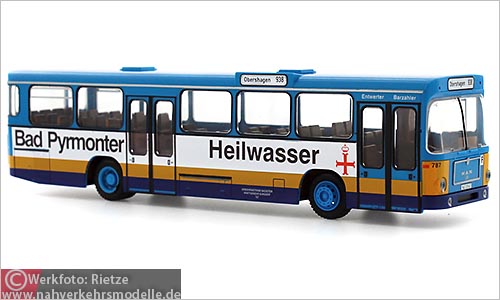 Rietze Busmodell Artikel 72322 M A N S L 200 Verkehrsbetriebe Bachstein G m b H