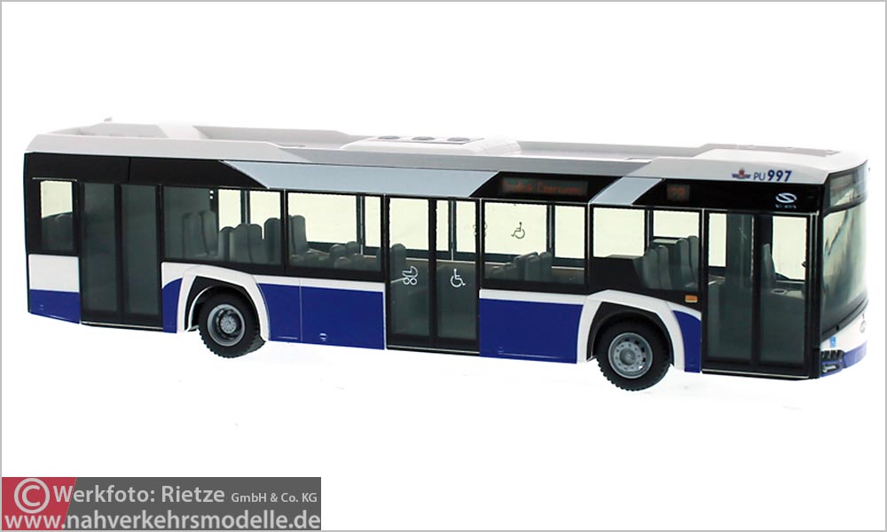 Rietze Busmodell Artikel 73013 New Solaris U 12 2014 M P K Krakau