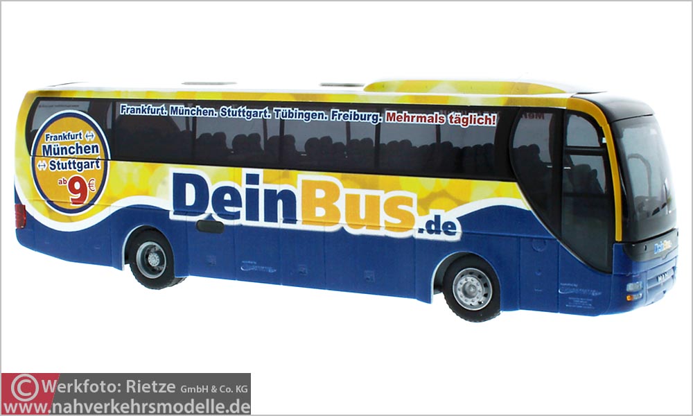 Rietze Busmodell Artikel 65546 M A N Lions Coach Hochstetter Touristik K G Dein Bus Punkt D E Talheim Baden Württemberg