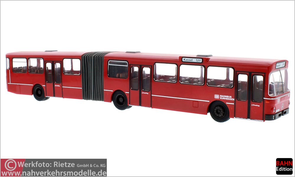 Rietze Busmodell Artikel 74516 Mercedes Benz O 305 G StÜLB Bahnbus Kurhessen