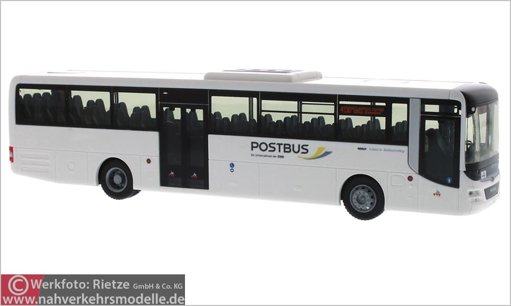 Rietze Busmodell Artikel 74706 M A N Lions Intercity Postbus Österreich