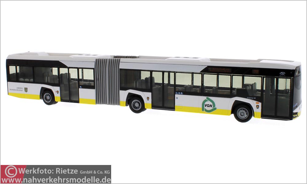 Rietze Busmodell Artikel 73119 New Solaris U 18 2014 Werner Vogel Omnibusunternehmen