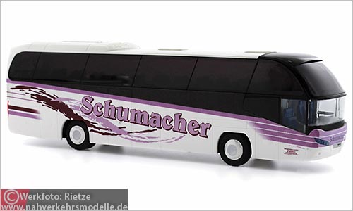 Rietze Busmodell Artikel 67130 Neoplan Cityliner Schumachers Reisedienst Burg Stargard
