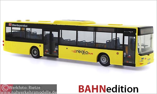 Rietze Busmodell Artikel 72714 M A N Lions City Ü R V O Oberbayernbus Region Tirol