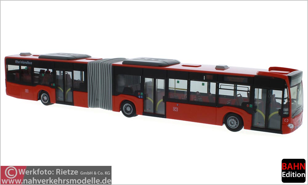 Rietze Busmodell Artikel 68830 Mercedes-Benz O 530 Citaro G C 2 2011 Busverkehr Rheinland G m b H Düsseldorf