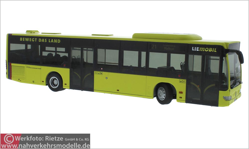 Rietze Busmodell Artikel 14244 Mercedes-Benz O 530 Citaro E 4 Lichtenstein Mobil